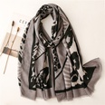 soft cotton and linen scarf diagonal leopard zebra pattern loose beard printing travel sunscreen shawl silk scarfpicture37