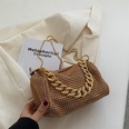 2022 Spring New Fashion Chain Messenger DiamondEmbedded Shoulder Underarm Small Square Bagpicture13
