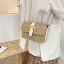 New Fashion Simple Woven Womens Chain Shoulder Messenger Straw Bagpicture10