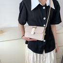New Fashion Simple Woven Womens Chain Shoulder Messenger Straw Bagpicture7