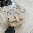 New Fashion Simple Woven Womens Chain Shoulder Messenger Straw Bagpicture13