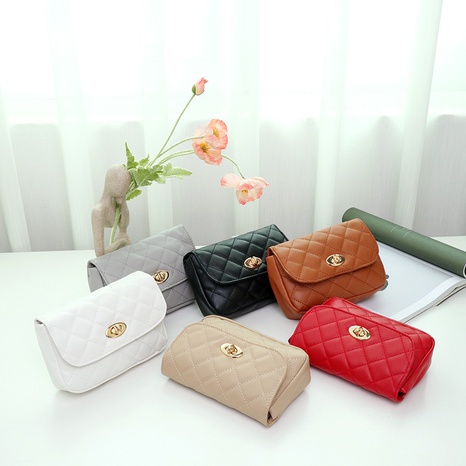 Fashion Solid Color Messenger Small Shoulder Ladies Phone Bag's discount tags