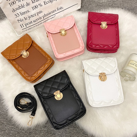 Fashion Embroidered Mobile Phone Shoulder Sweet Women's Cross-Body Bag's discount tags