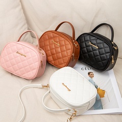 Fashion Solid Color Handbag Shoulder Bag Embroidered Bags Women