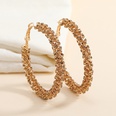 Fashionable simple circle diamond earringspicture16