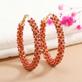 Fashionable simple circle diamond earringspicture15