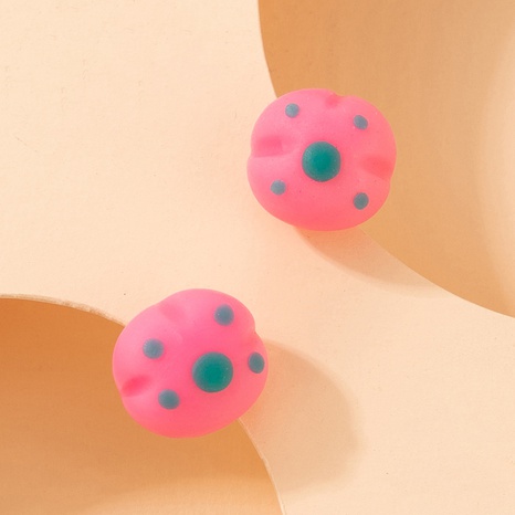 Simple Cute Geometric Animal Cat Paw Polymer Clay Stud Earrings's discount tags