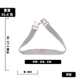 fashion style new rhinestone belt buckle short clavicle chainpicture17
