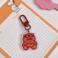 Cute heart shaped bear pendant bag jewelry girl keychainpicture22