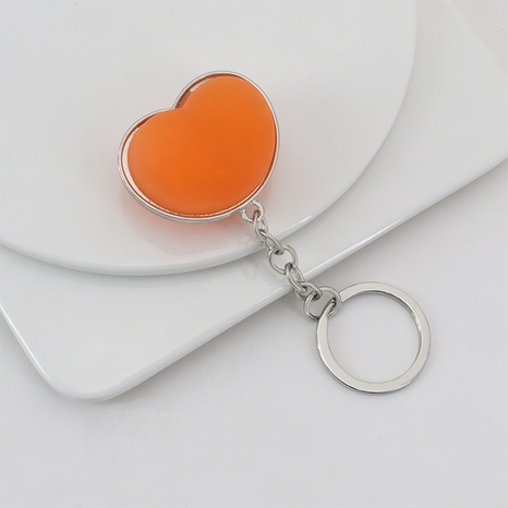 Fashion Multi-Color Fun silicone heart form Metal Key Holder's discount tags
