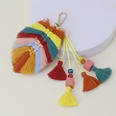Mode Ethnischen Stil Quaste Anhnger Blatt Tasche Ornamente Kreative Keychainpicture9