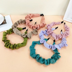 Fashion Simple New Solid Color Fabric Craft Headband Wholesale