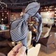 Cloth Simple Bows Hair accessories  Black and white grid  Fashion Jewelry NHSM0255Blackandwhitegridpicture13