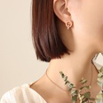 TitaniumStainless Steel Korea Geometric necklace  Rose alloy NHOK0261Rosealloypicture20