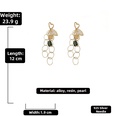 exaggerated long circle heart tassel earrings fashion earringspicture16