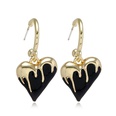 retro metal earrings Japanese and Korean fashion new alloy dripping love earringspicture18