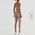 Lulu Same Yoga Clothes 2021 New Nude Feel Comfortable Internet Celebrity Professional HighEnd Workout Exercise Underwear Suit for Womenpicture60