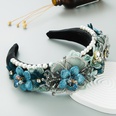 Baroque Style Fashion Pearl Lace Petal Diamond Crystal headbandpicture14