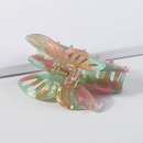 Clip de tiburn de chica Linda hoja de acetato de celulosa horquilla mariposa coloreada a la modapicture10