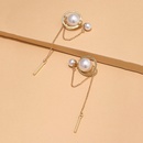 2022 New Fashion Elegant Pearl Long Tassel Alloy Earringspicture5