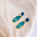 Fashion Vintage Earrings Geometric Blue Simple Alloy Earringspicture8