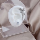 Fashion Simple Long Hollow Metal Chain Butterfly Tassel Earrings Asymmetric Alloy Earringspicture11