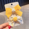 Korean solid color bow headdress clippicture25