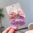 Korean solid color bow headdress clippicture36