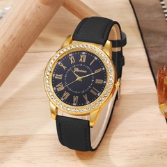 new style simple round Roman number dial Quartz Watch