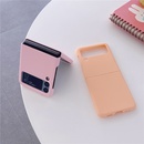 Mode Einfache Macaron Farbe Serie Telefon Fall fr Samsung Galaxy Z Flip3 Faltbare Bildschirm Harte Fallpicture7