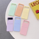 Mode Einfache Macaron Farbe Serie Telefon Fall fr Samsung Galaxy Z Flip3 Faltbare Bildschirm Harte Fallpicture11