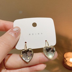 2022 New Fashion Simple Heart-shaped Alloy Ear Clips Earrings