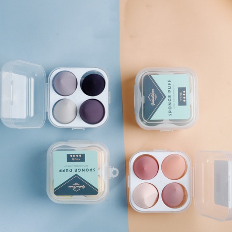 4 Stück Make-up-Eierkarton-Puderquaste für nasse und trockene Dual-Use-Zwecke's discount tags