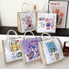 2022 New Fashion Cute Anime Pattern Bag Women's Portable Lunch Bag