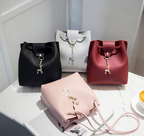 Fashion Small One Piece Solid Color Geometric Shape Shoulder Bag's discount tags