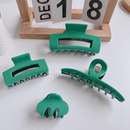 Fashion Acetate Grip Retro Green Contrast Color Hair Claw Hair Accessoriespicture6