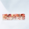 Fashion Simple Marble Texture Solid Color Acetate Large Comb AntiStaticpicture27