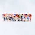 Fashion Simple Marble Texture Solid Color Acetate Large Comb AntiStaticpicture23