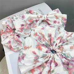 Koreanischen Stil Rosa Floral Haar Ring Großen Bogen Haar clip Kombination Set
