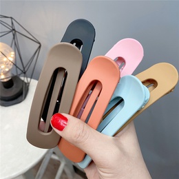 Simple Hollow resin Hair Clip Face Wash Makeup Hairpinpicture12