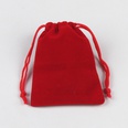 Fashion Solid Farbe Geschenk Rot Kleine Flanell Kordelzug Bndel Zubehr Verpackung Taschepicture16