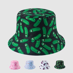 Fashion New Fisherman Hat Women's Multicolor Print Sun Protection Sun Bucket Hat