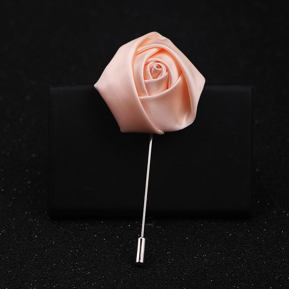 Mode nouveau style couleur Rose forme de fleur Corsage broche en alliagepicture5
