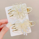 Korean Style Butterfly Flower Rhinestone Pearl metal hair Clip Hair Accessoriespicture4