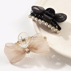 Fashion Double-Sided Bow Shaped Small Hair Clip Hair Accessories Side Rhinestone