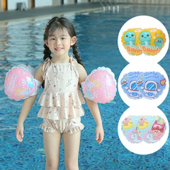 Fashion Buckle Inflatable Children Arm Floats Dinosaur Shaped Sleeves