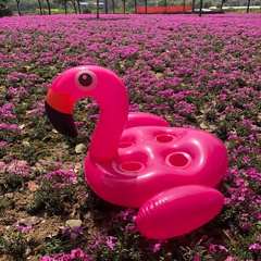 PVC Aufblasbare Flamingo Bahn Einhorn Trinken Tasse Geformt Schwimmen Ring