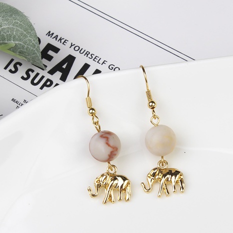 Personality Simplicity Retro Casual Elephant shape Earrings's discount tags