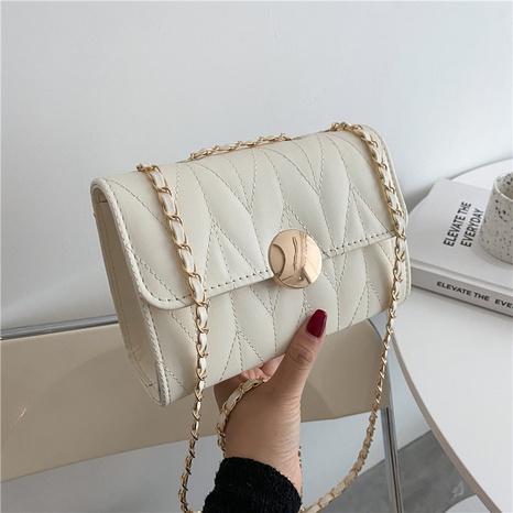 New Fashion Casual Rhombus Chain Simple Crossbody Small Square Bag's discount tags