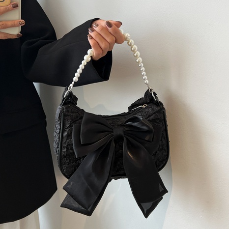 Nuevo bolso de hombro con cadena de perlas para mujer a la moda's discount tags